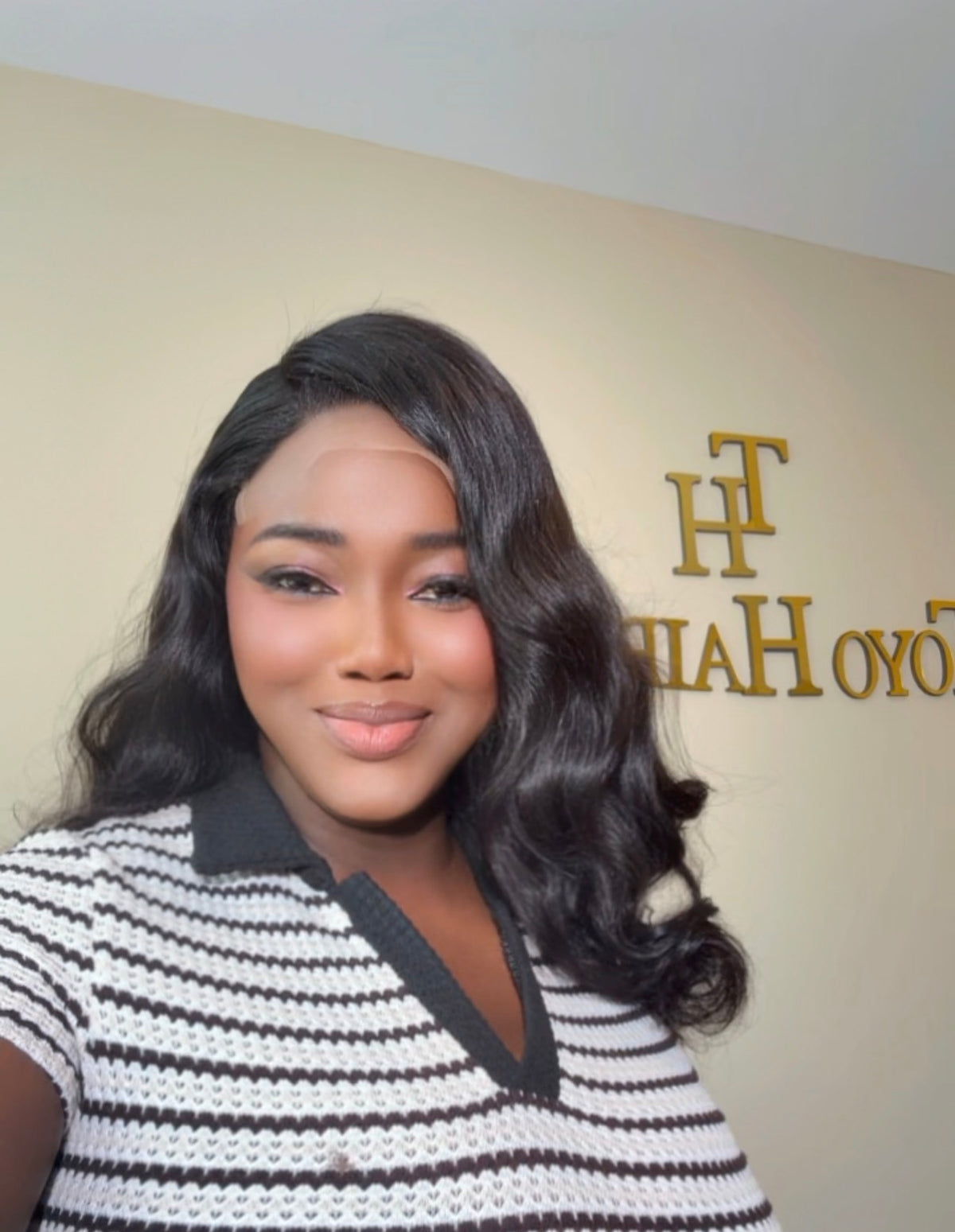 18in natural wavy wig